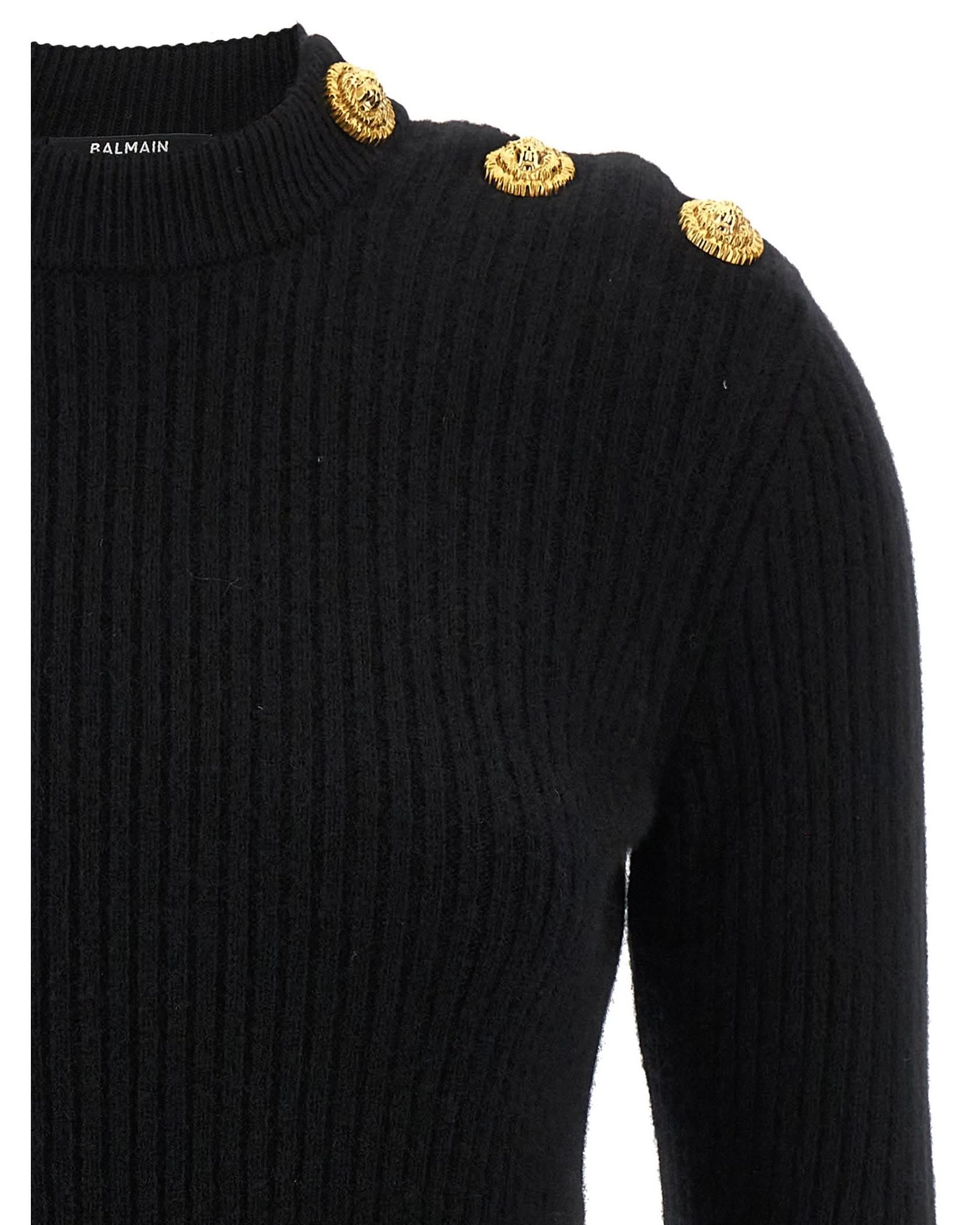 Balmain Ribbed Sweater Glam Steals