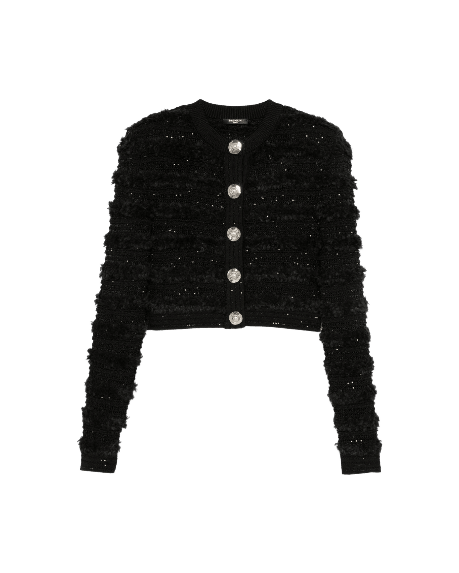 Balmain Sequin Embellished Cardigan Glam Steals