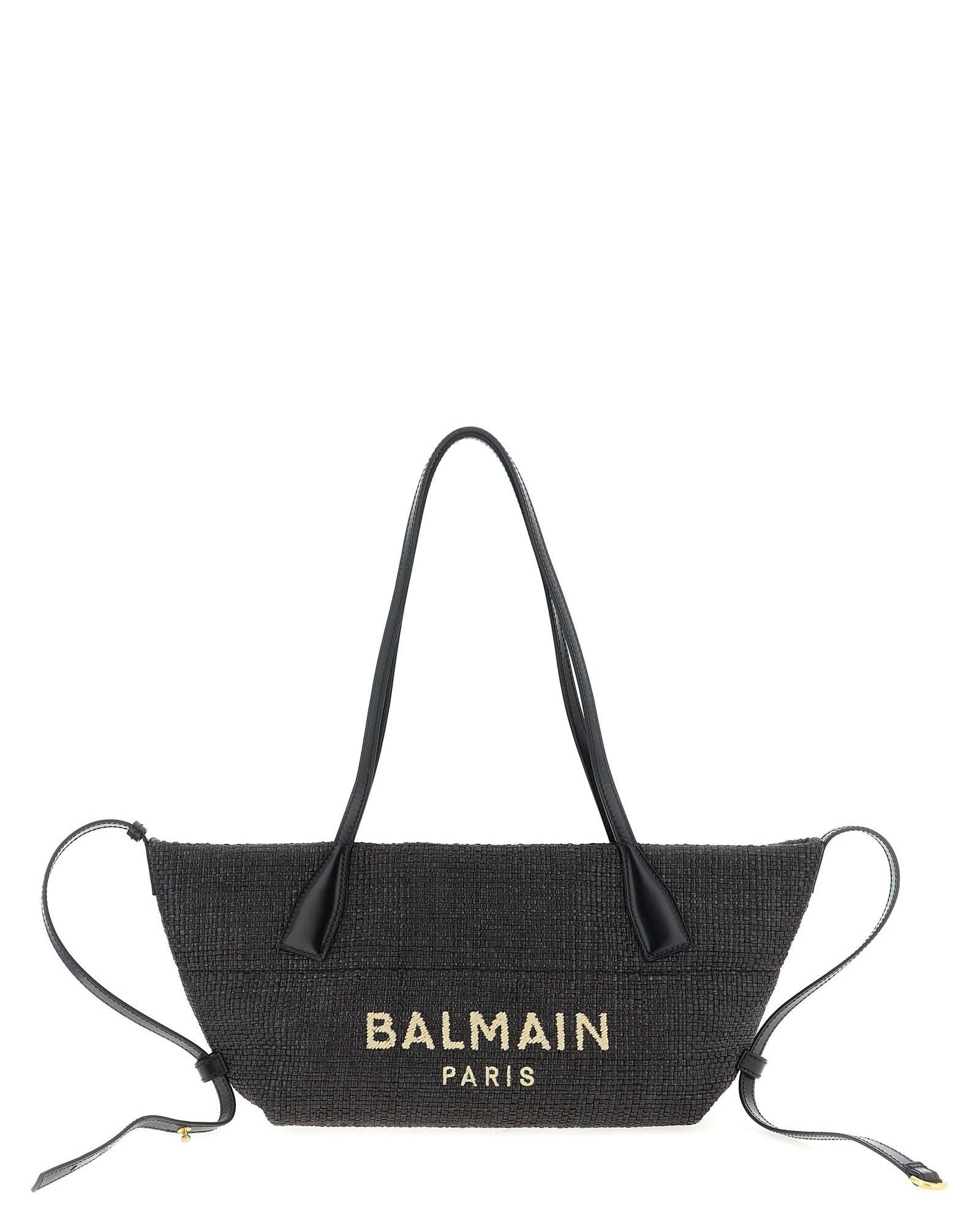 Balmain Shooping Track Small Rafia Glam Steals