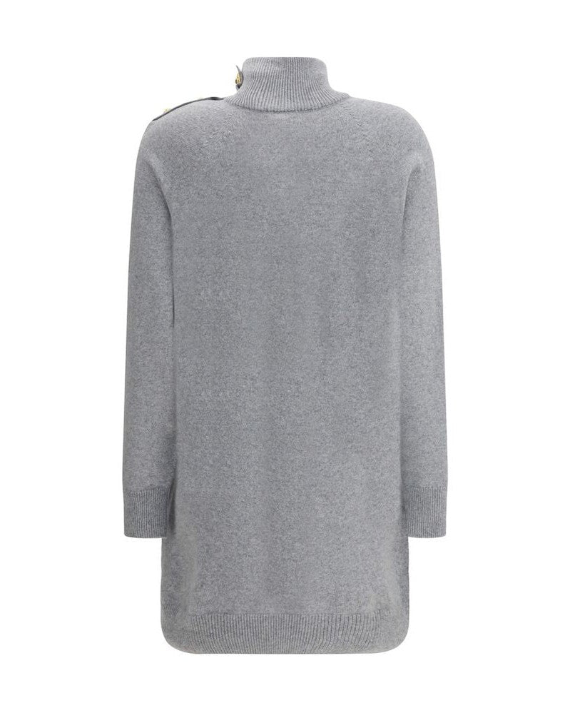 Balmain Short Cashmere Sweater Dress Glam Steals