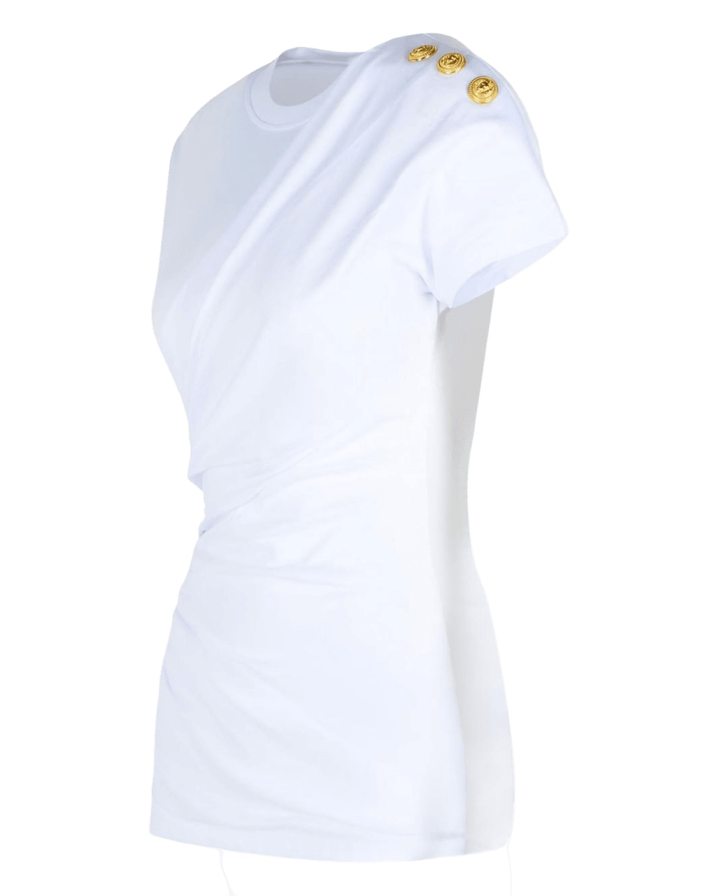 Balmain T-shirts and Polos White Glam Steals