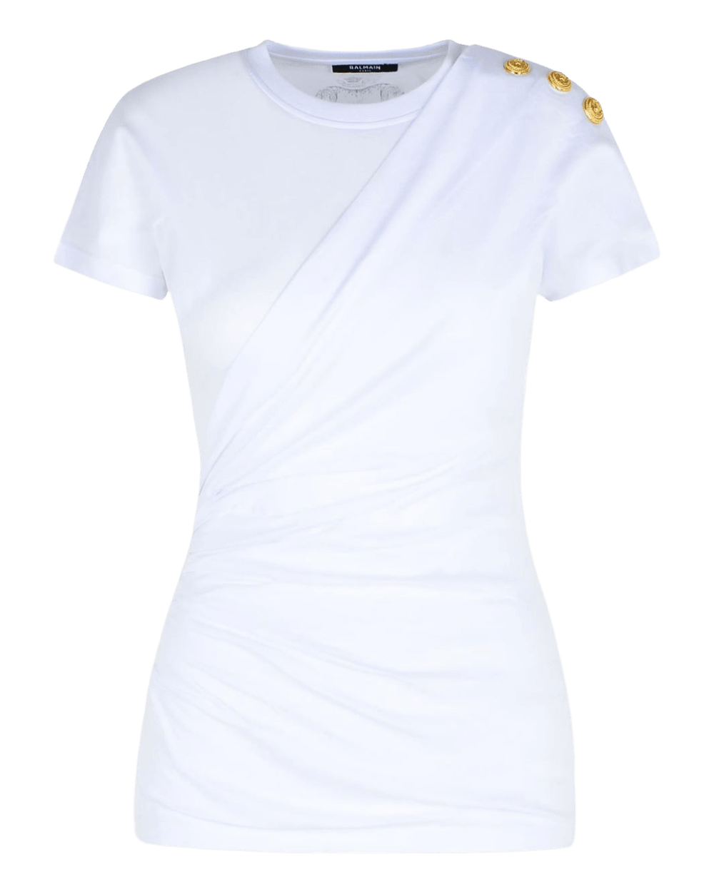 Balmain T-shirts and Polos White Glam Steals
