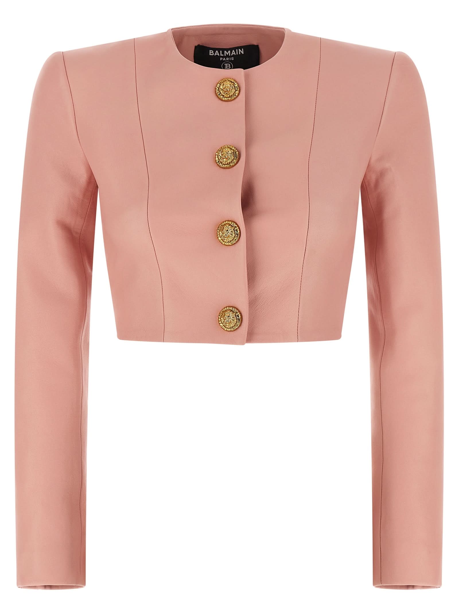 Balmain Testa Di Leone Bolero Blazer Glam Steals