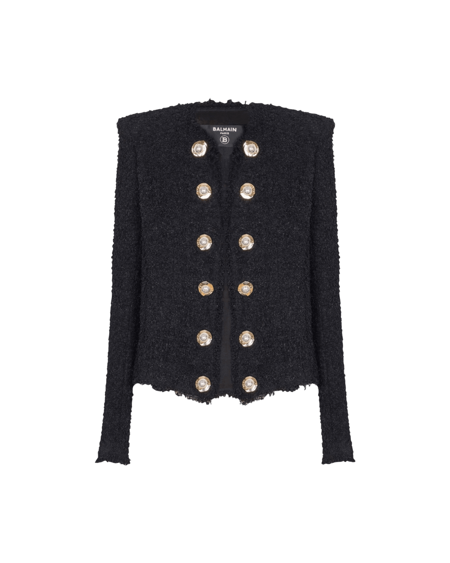 Balmain Tweed Edge To Jacket Glam Steals