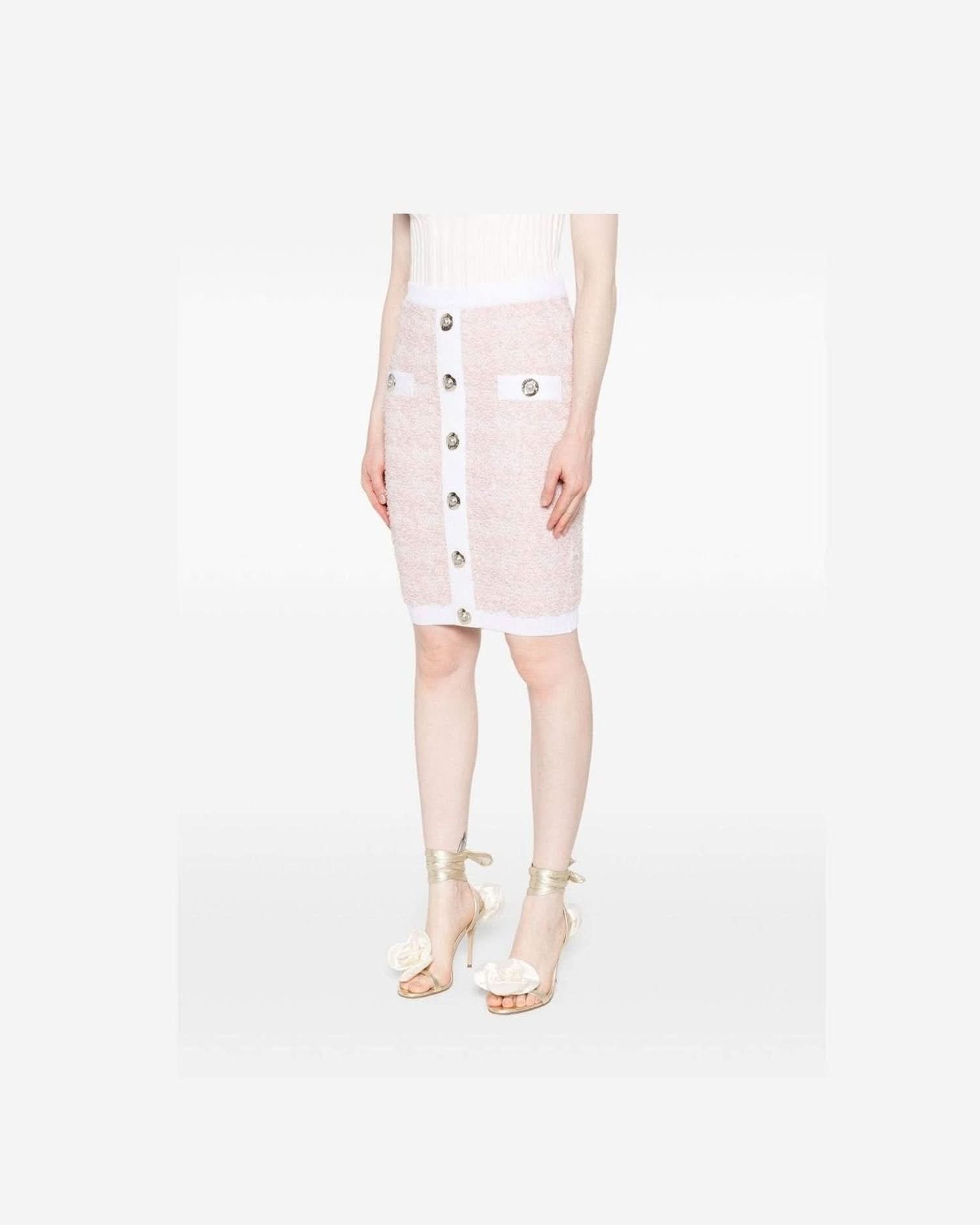 Balmain Tweed Pencil Skirt Skirts