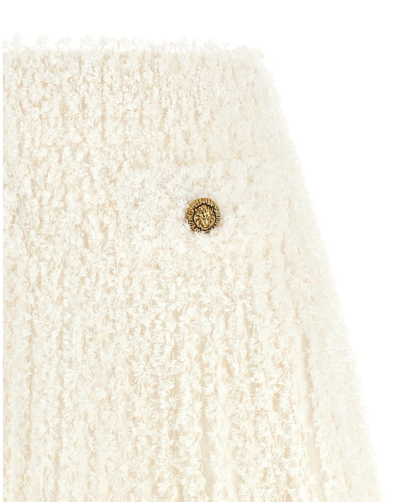 Balmain Tweed Plumetis Skirt Glam Steals
