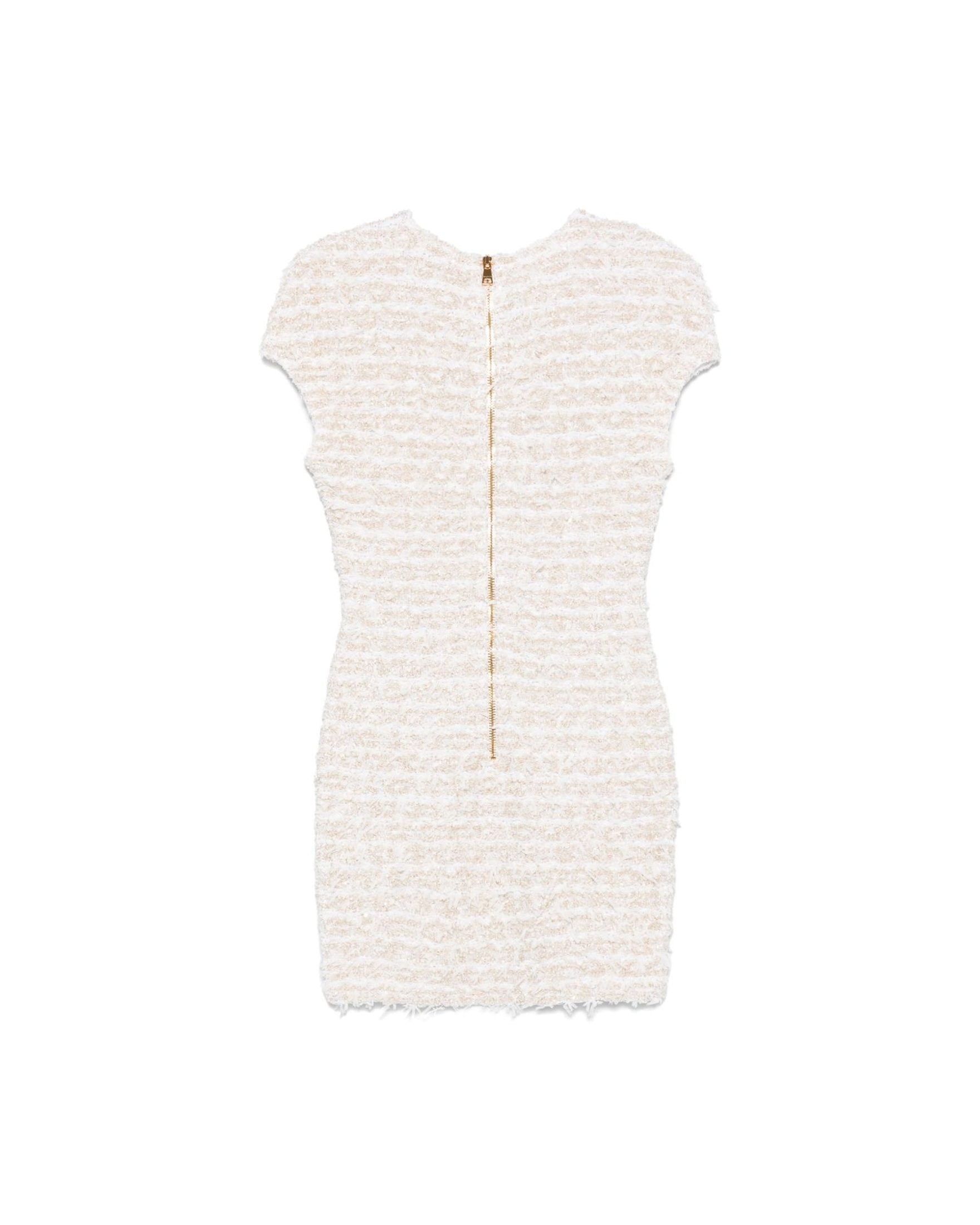 Balmain Tweed Short Dress Glam Steals