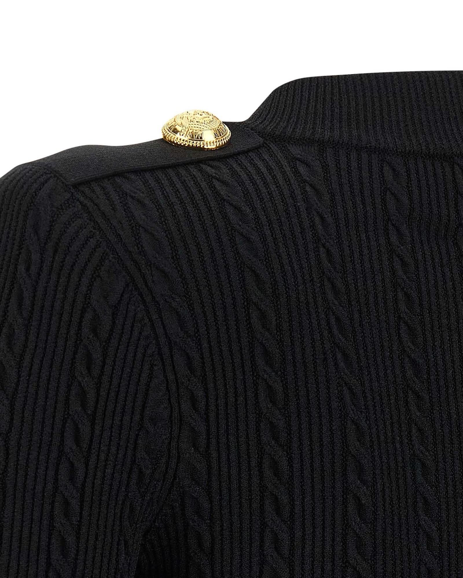 Balmain Twisted Knit Cardigan Glam Steals
