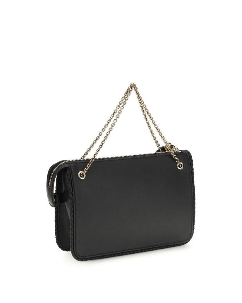 Black Calf Leather Bos Taurus Clutch Bag Glam Steals