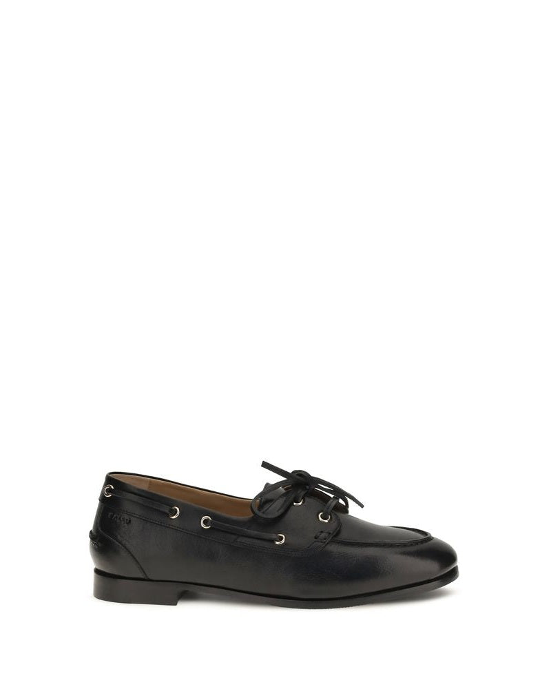 Bally Black Slip On Loafers Glam Steals
