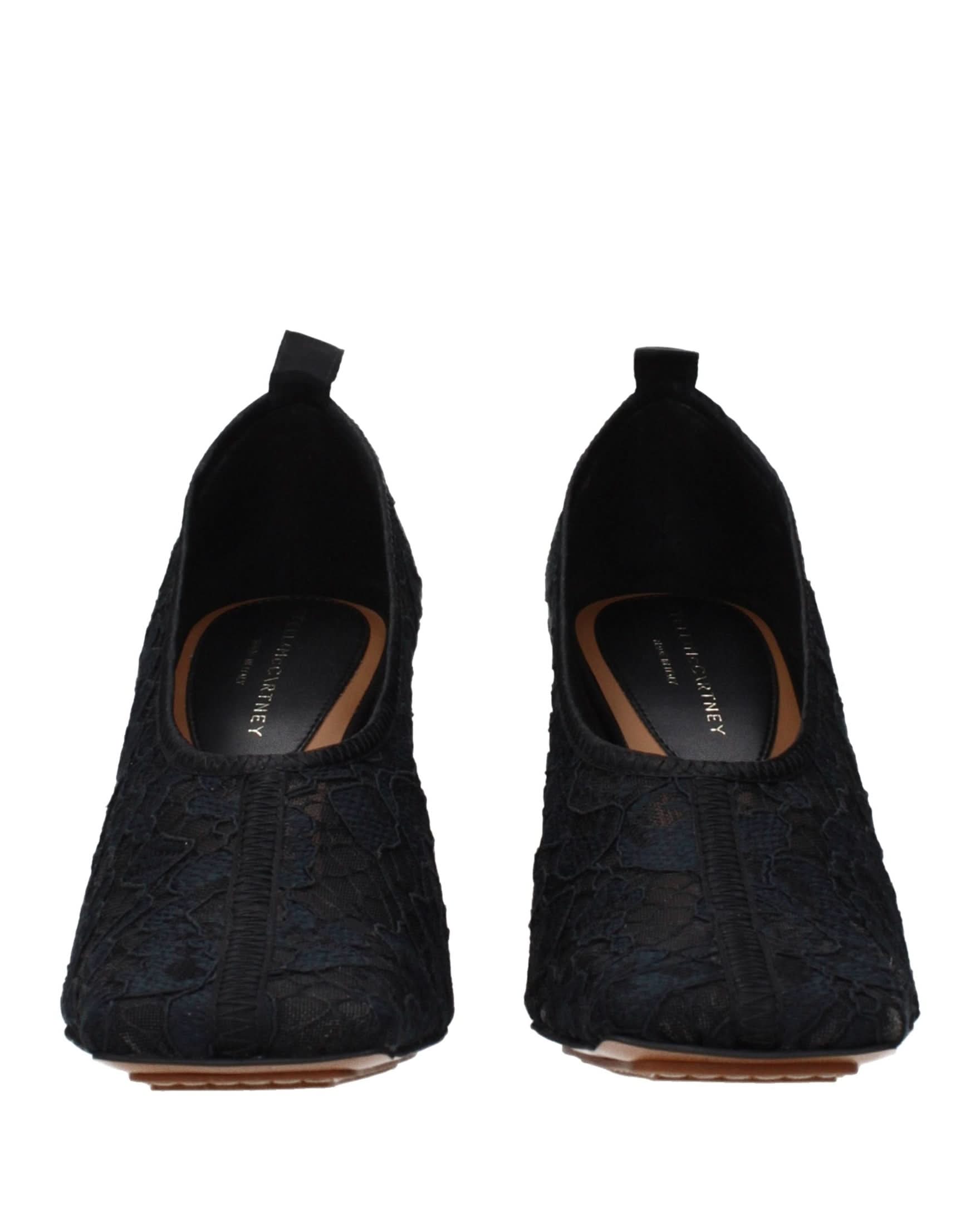 Black Fabric High Heel Pumps Glam Steals