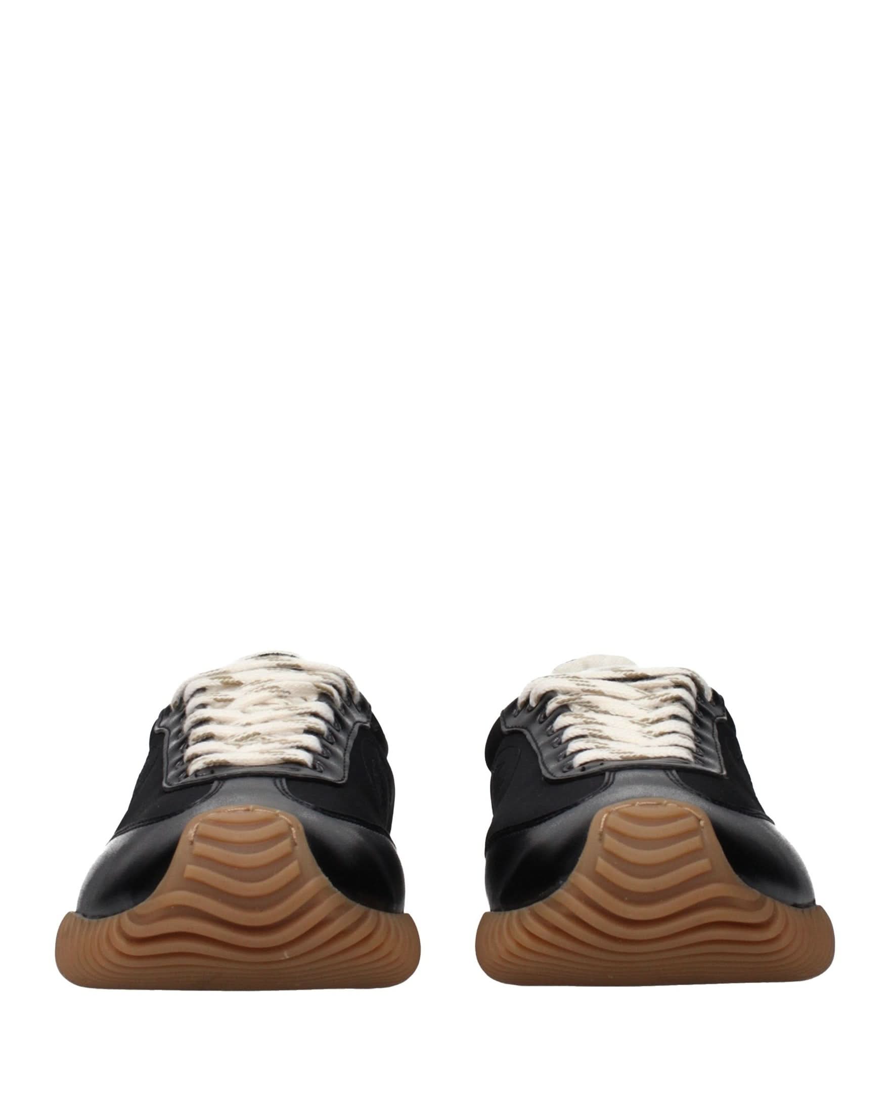 Black Fabric Low Top Sneakers Glam Steals