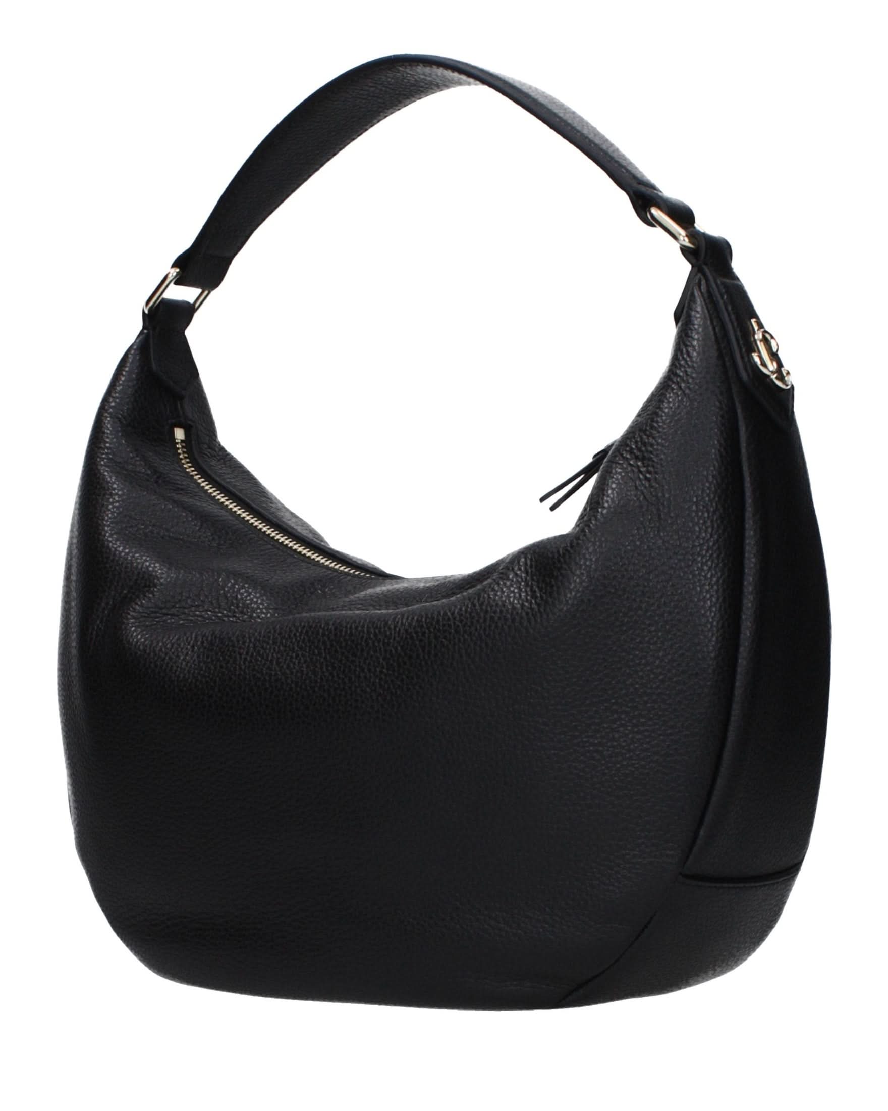 Jimmy Choo Black Leather Shoulder Bag Glam Steals