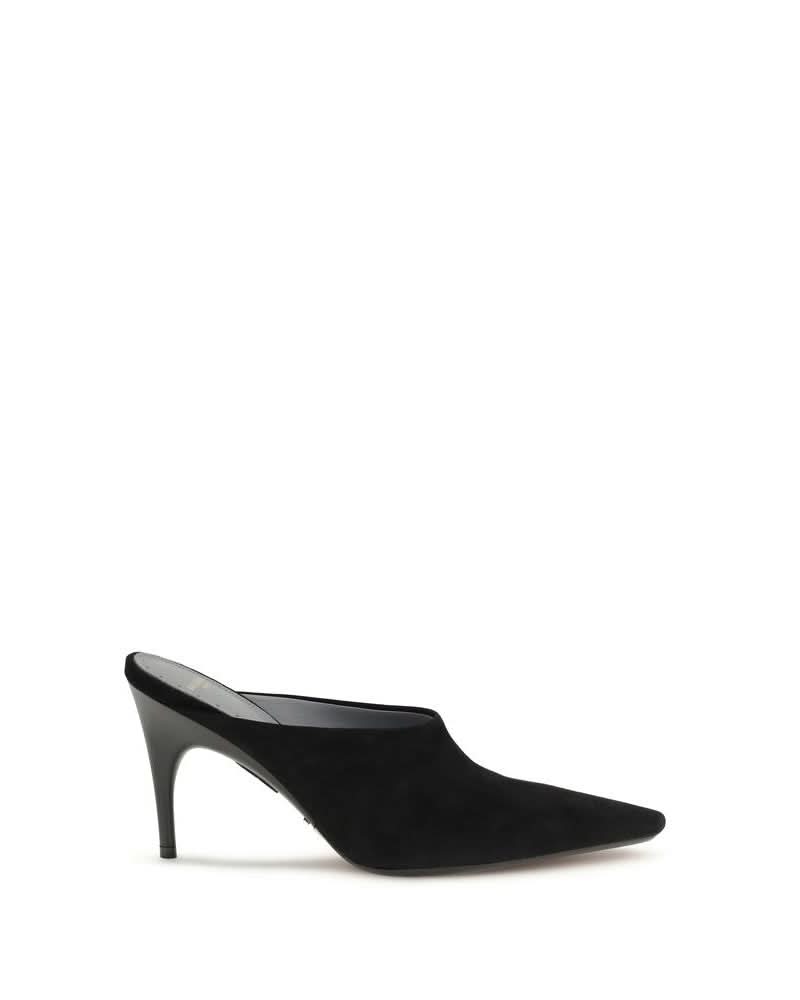 Balenciaga Black Suede Leather High Heel Pumps Glam Steals