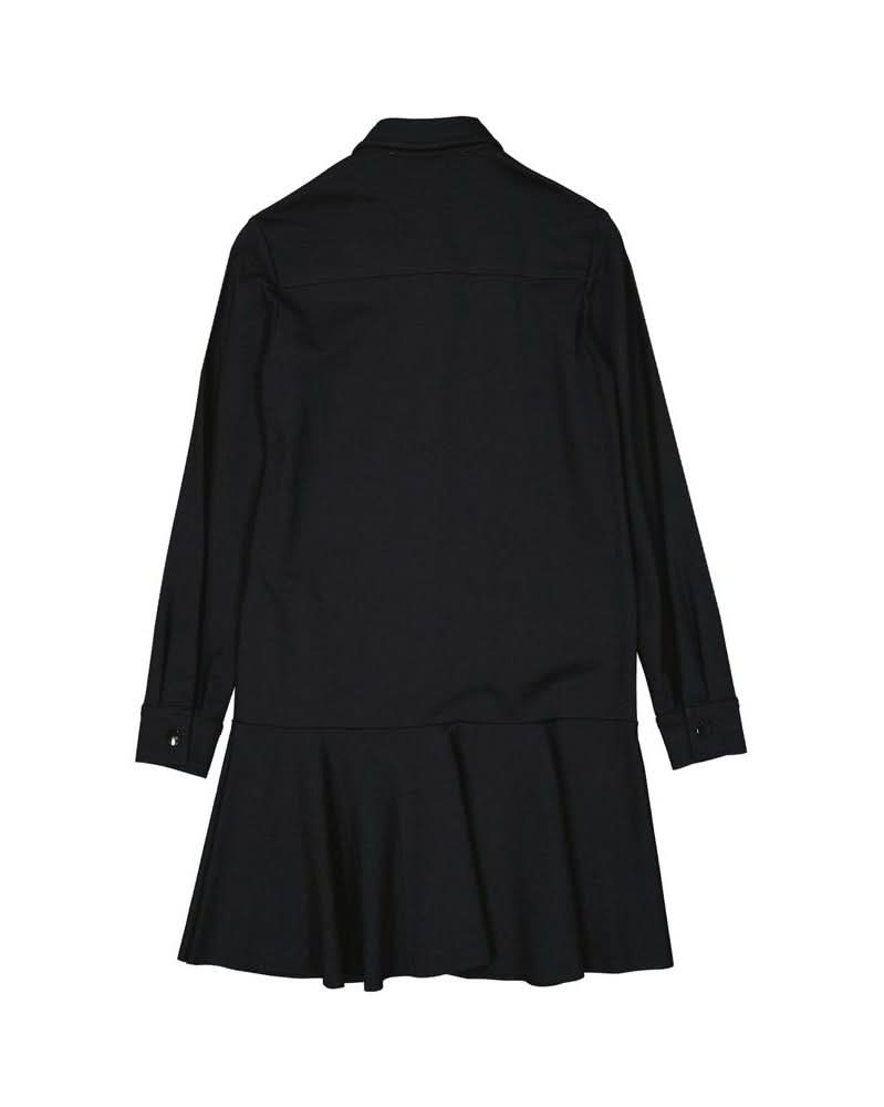 Blanca Vita Black Elastane Dress Dresses