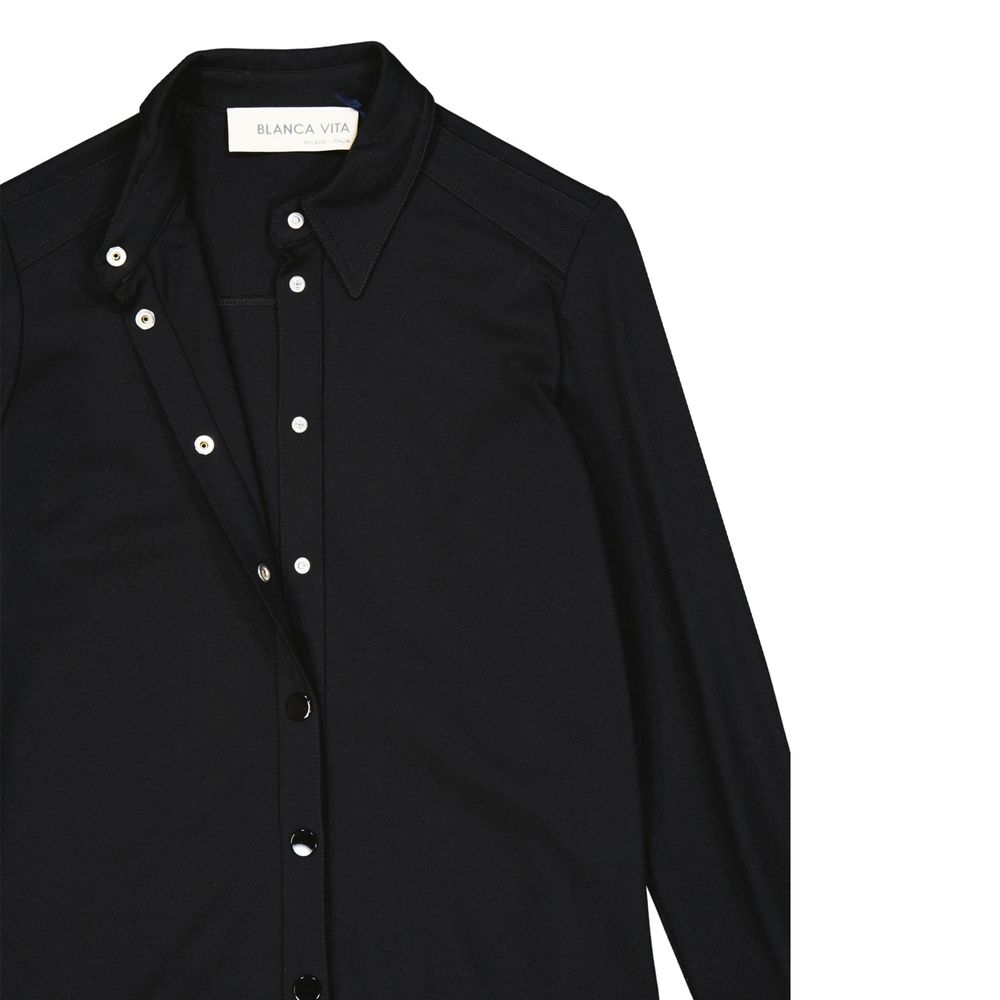 Blanca Vita Black Elastane Dress Glam Steals