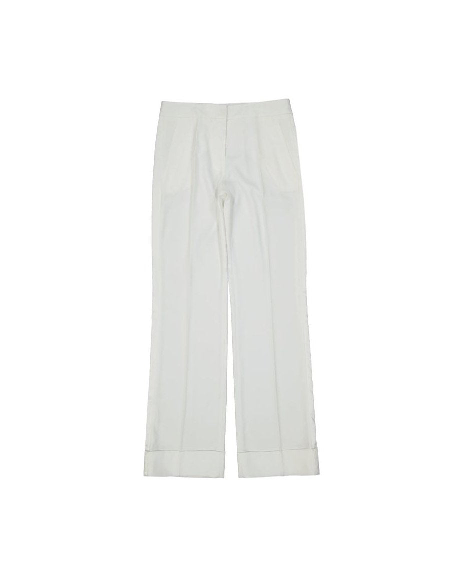 Blanca Vita White Polyester Pant Glam Steals