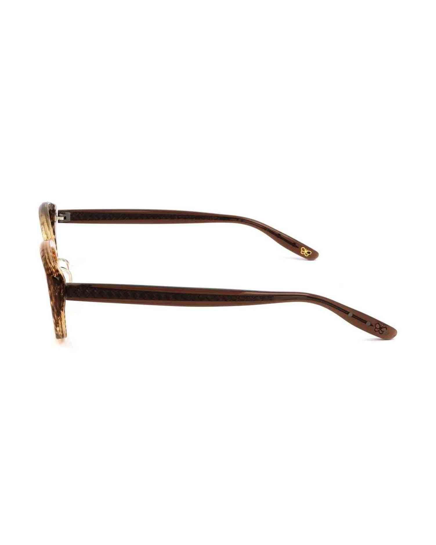Bottega Veneta Brown Acetate Frame Eyeglasses