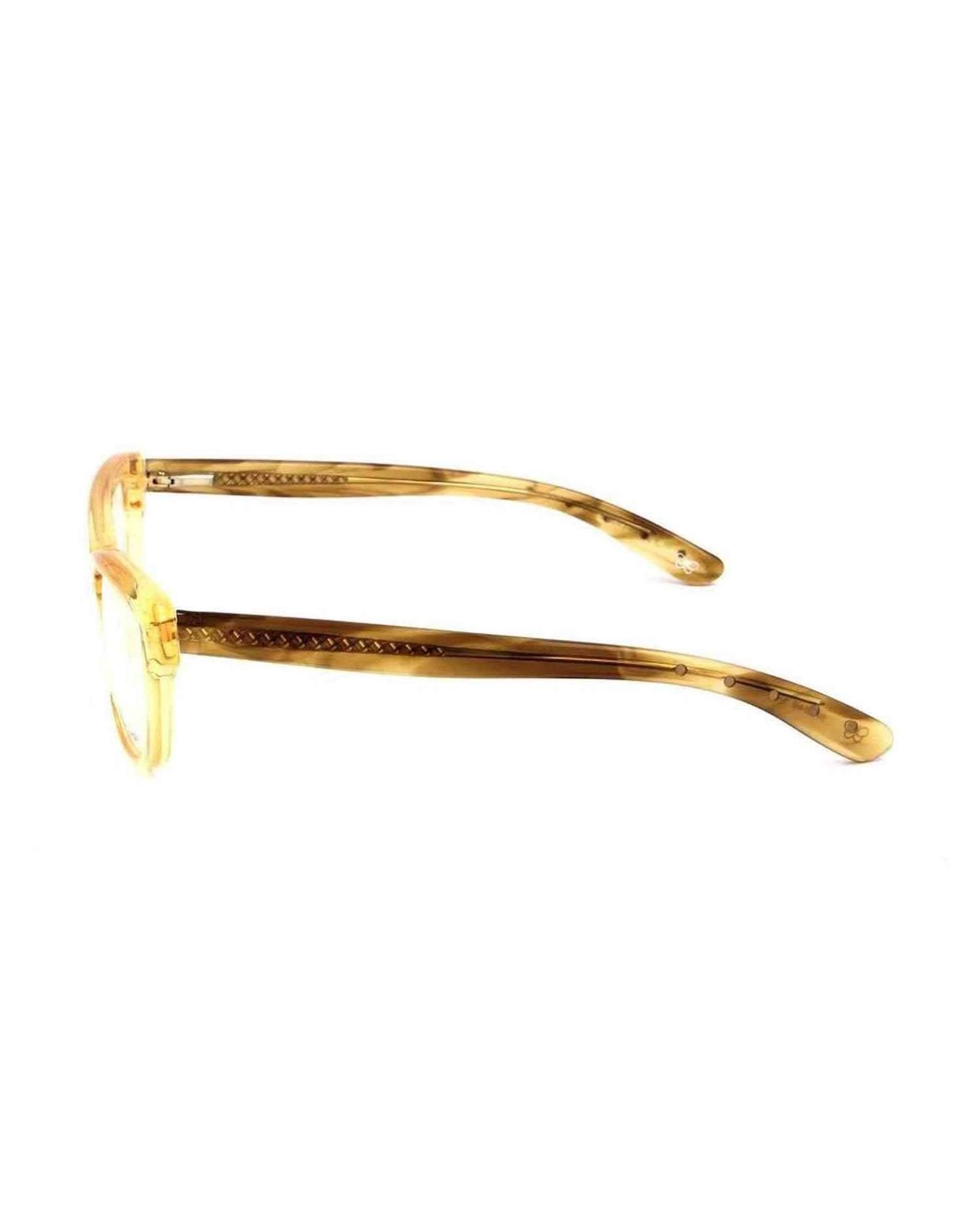 Bottega Veneta Orange Acetate Frame Eyeglasses