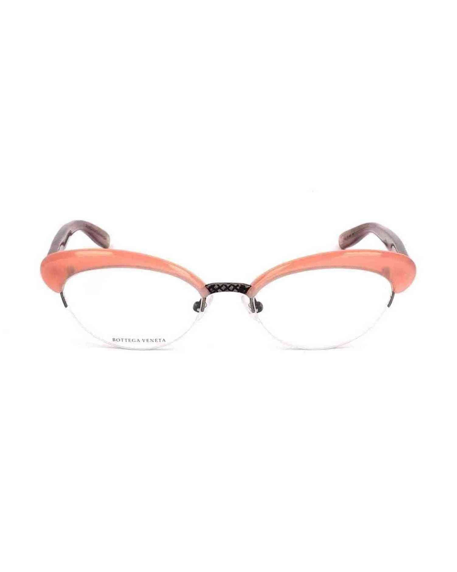 Bottega Veneta Bicolor Metal Frame Eyeglasses