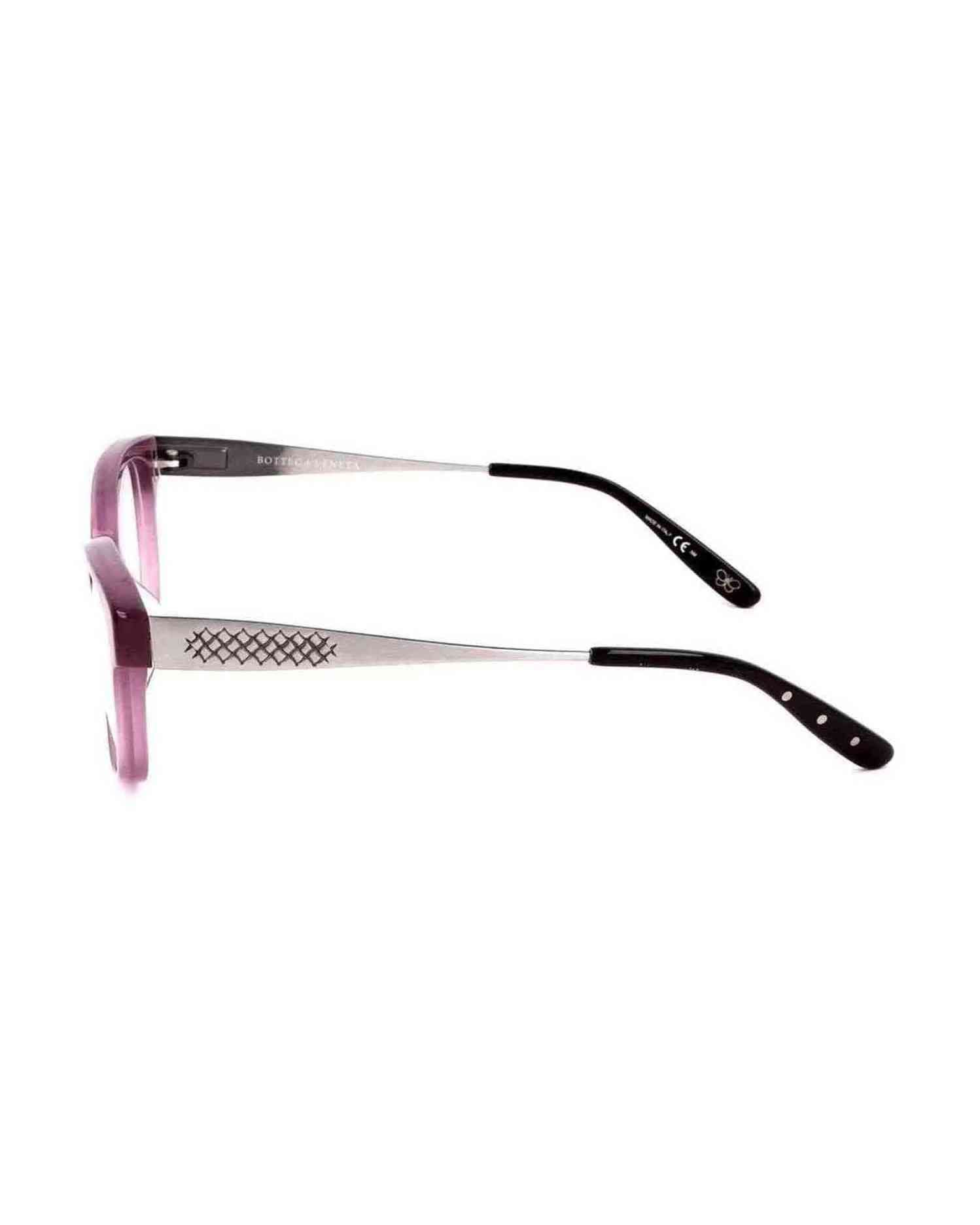Bottega Veneta Bicolor Plastic Frame Eyeglasses