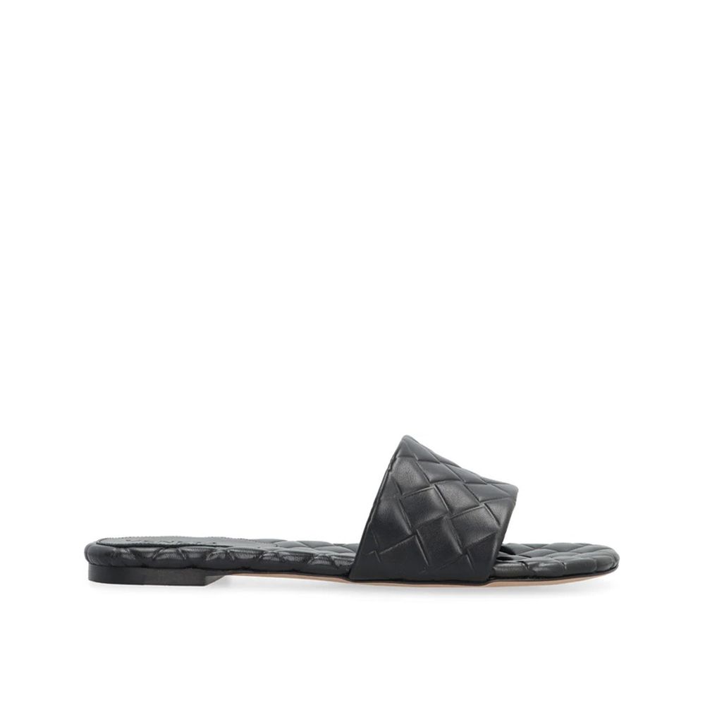 Bottega Veneta Black Leather Lamb Mules Glam Steals