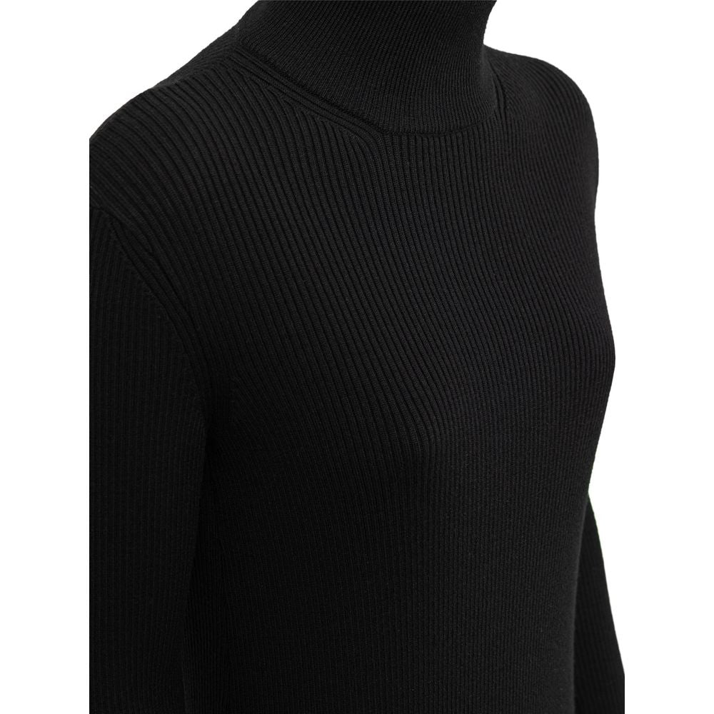 Bottega Veneta Black Wool Dress Glam Steals