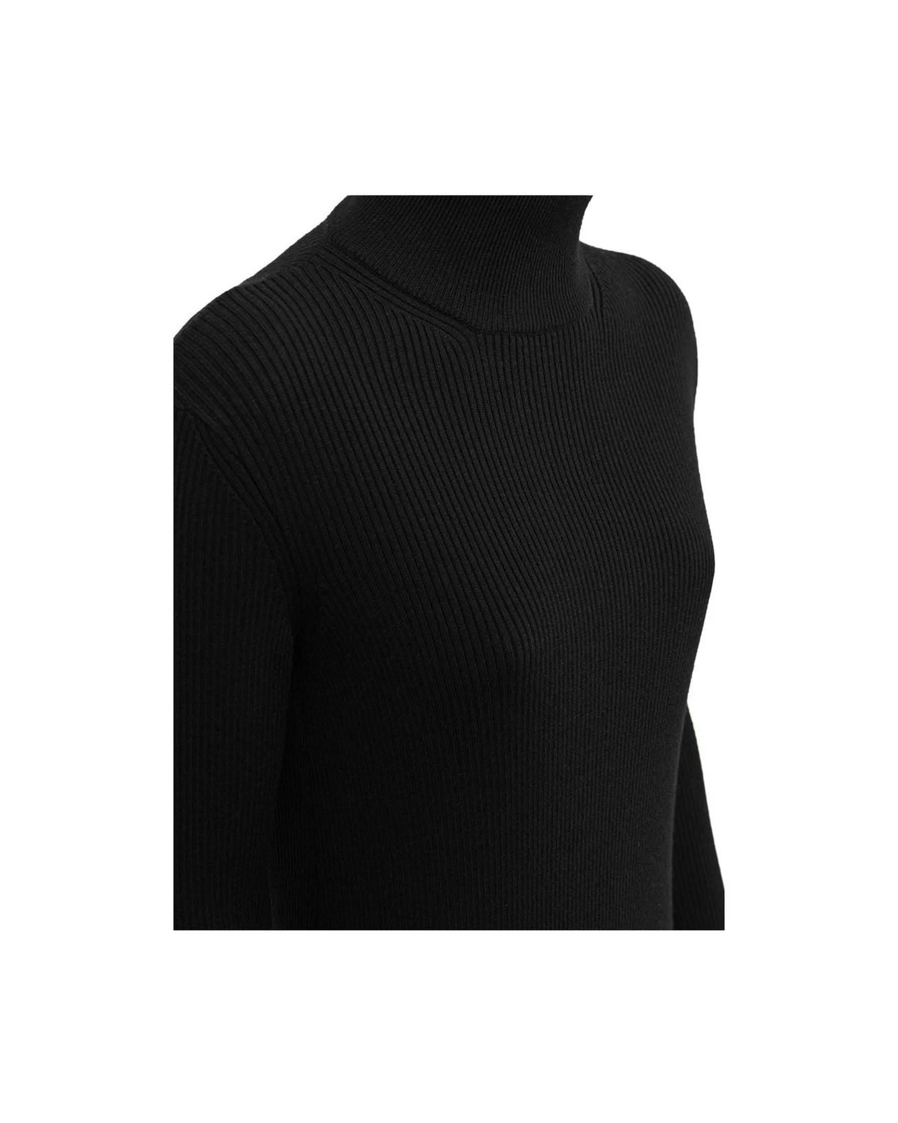 Bottega Veneta Black Wool Dress Dresses