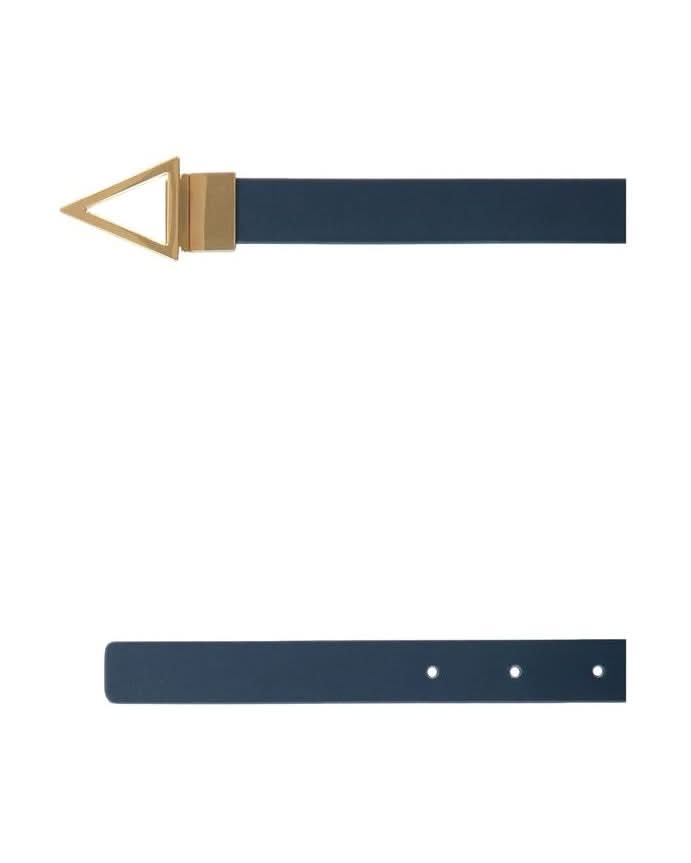 Bottega Veneta Blue Leather Regular Belt