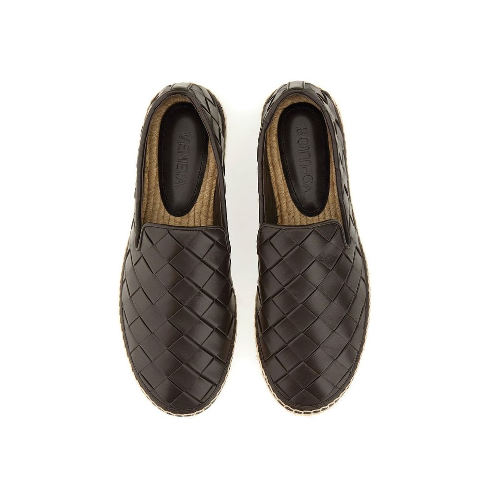 Bottega Veneta Brown Calfskin Espadrilles Glam Steals