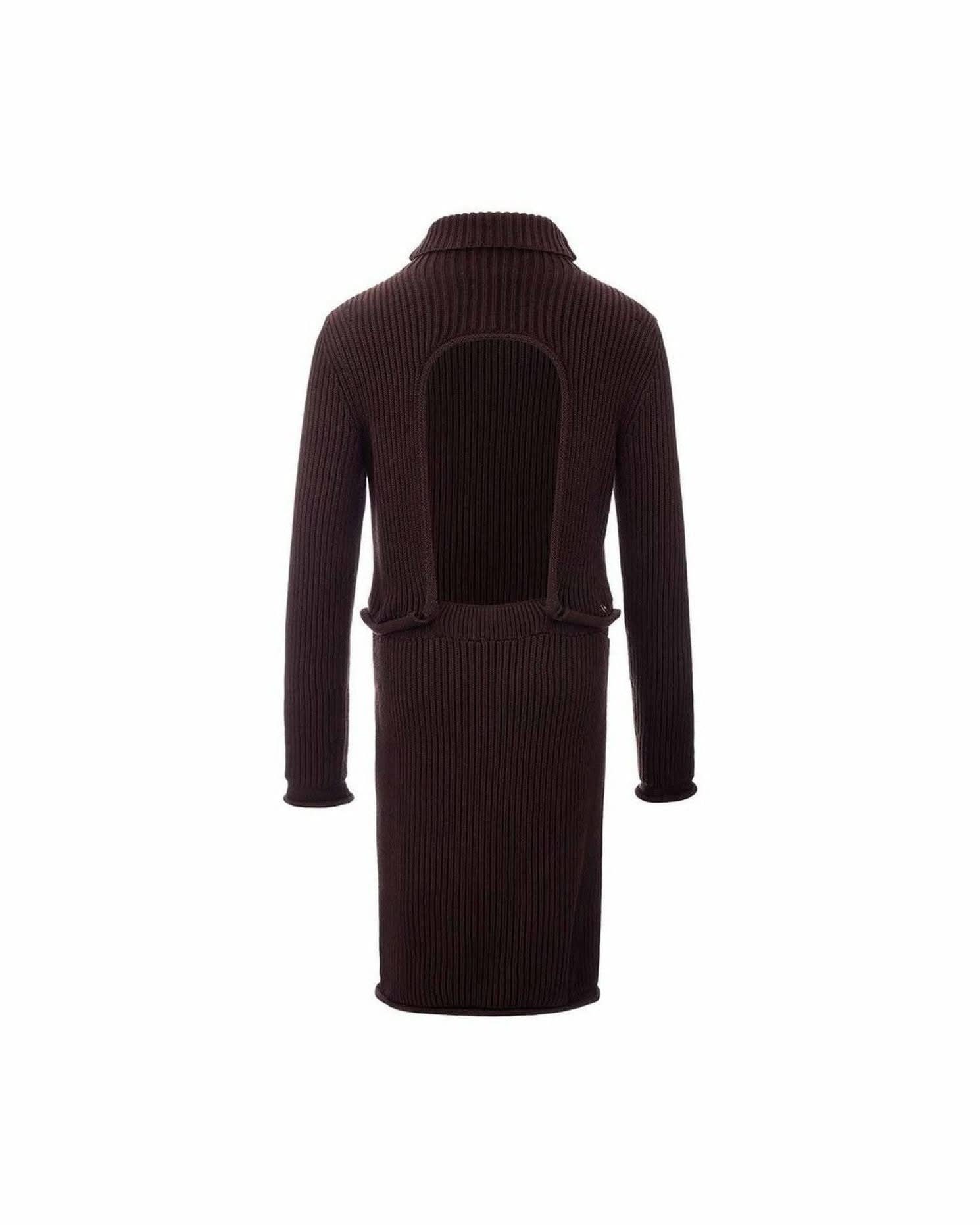 Bottega Veneta Brown Elegant Viscose Dress Dresses