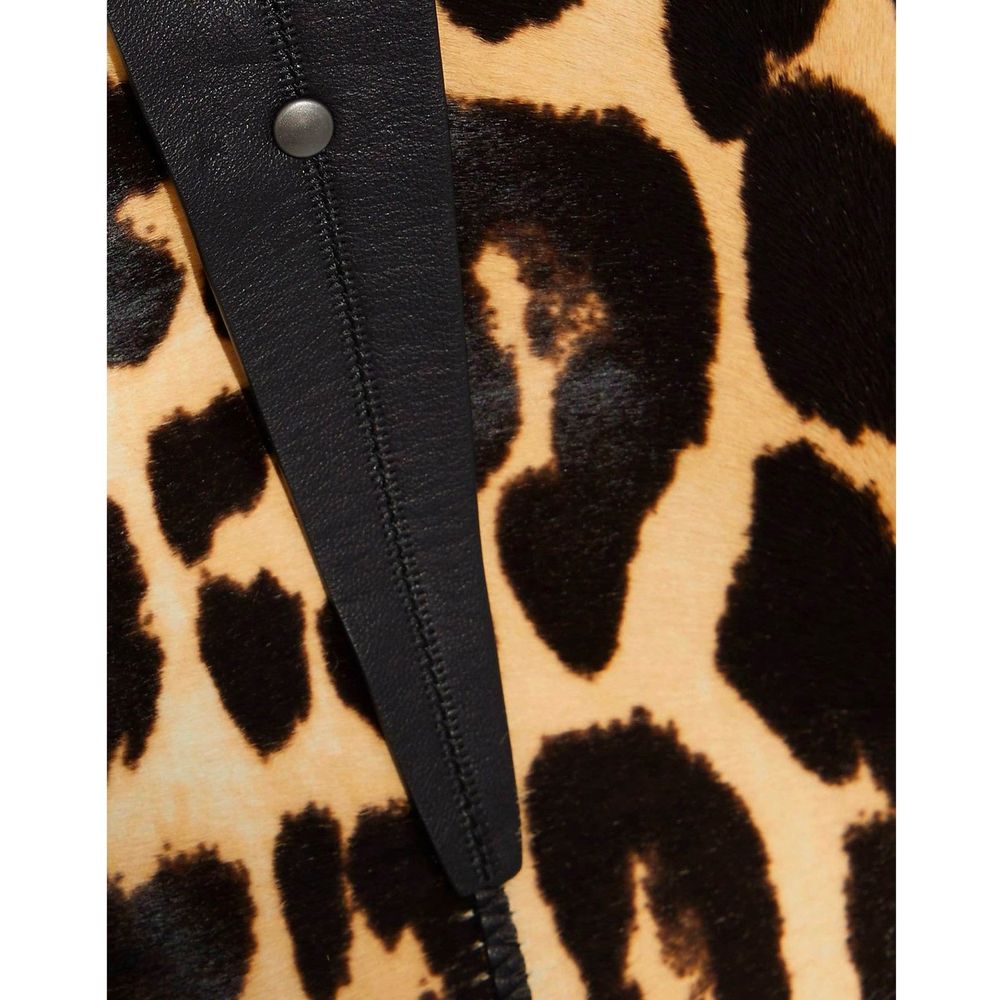 Bottega Veneta Leopard Print Calf Hair Skirt Glam Steals