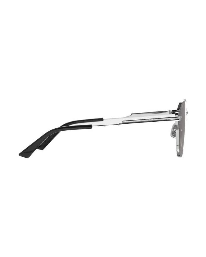 Bottega Veneta Silver Metal Sunglasses