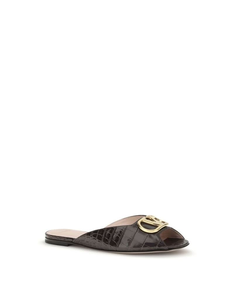 Brown Calf Leather Bos Taurus Flat Sandals Glam Steals