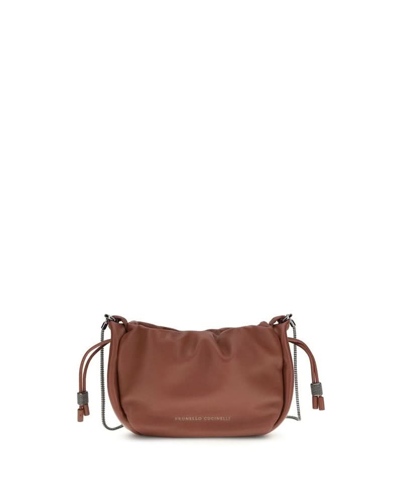 Brown Calf Leather Bos Taurus Shoulder Bag Glam Steals