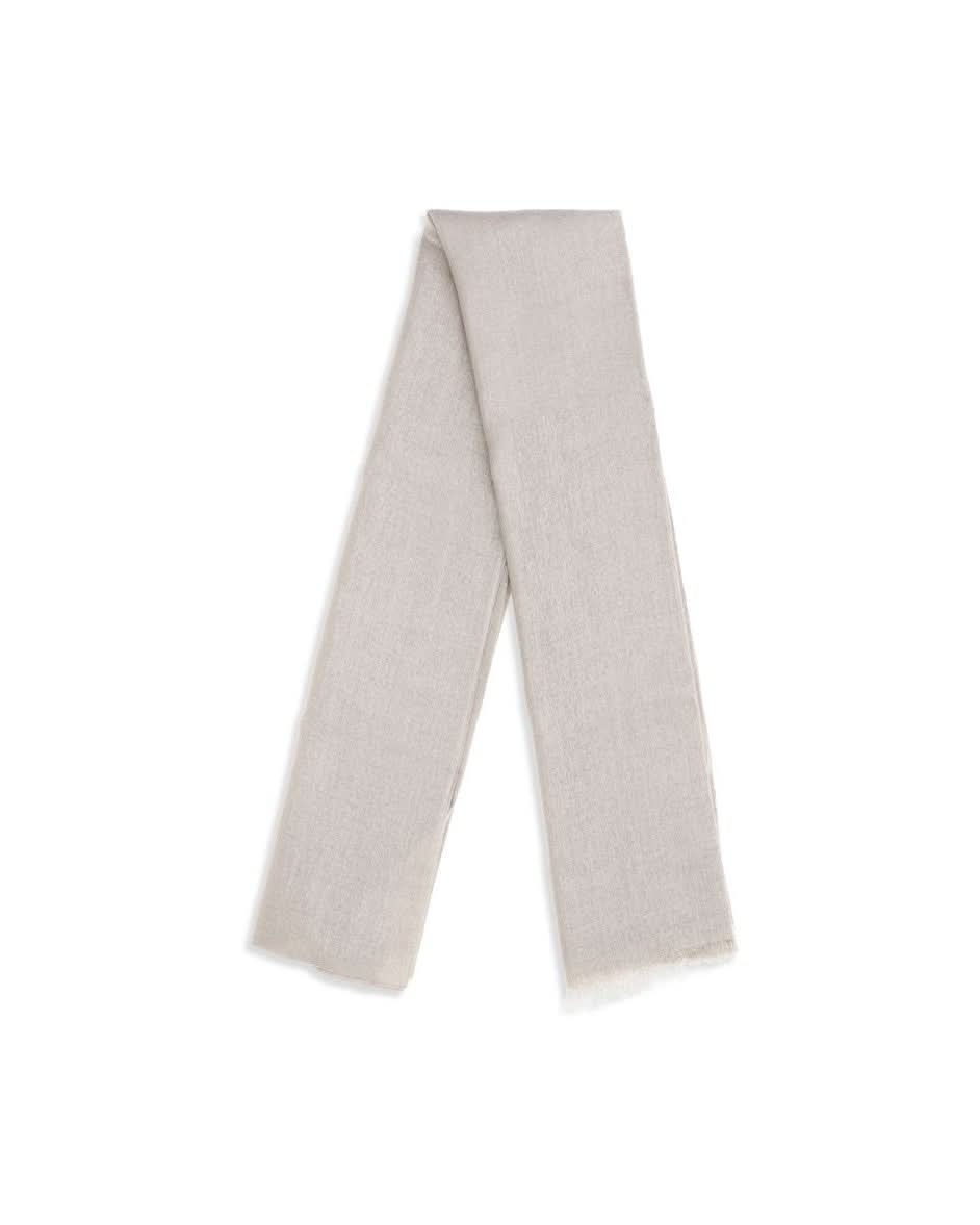 Brunello Cucinelli Beige Cashmere Scarf Scarves & Shawls