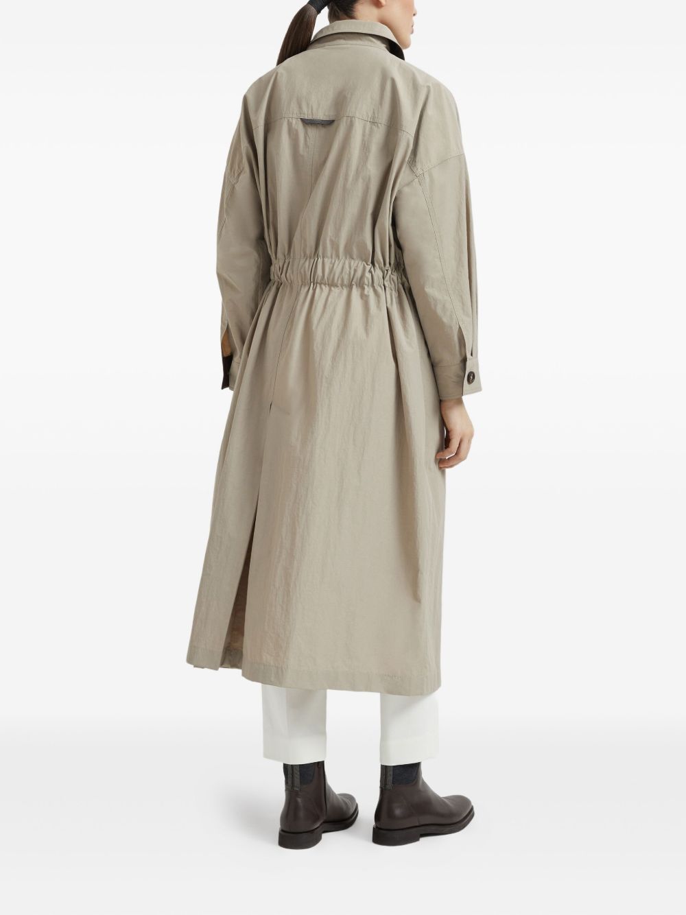 Brunello Cucinelli Beige Coat Glam Steals