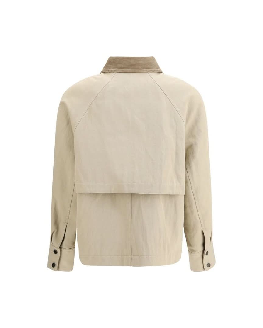 Brunello Cucinelli Beige Cotton Coat
