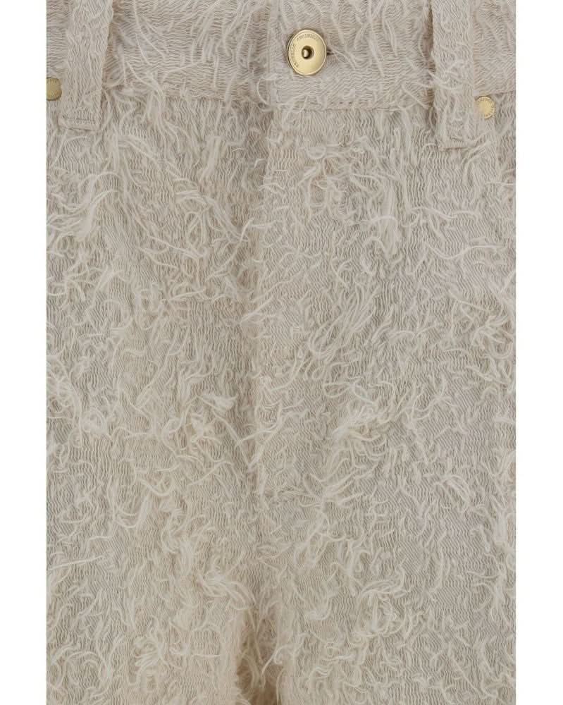 Brunello Cucinelli Beige Cotton Cropped Pant Glam Steals