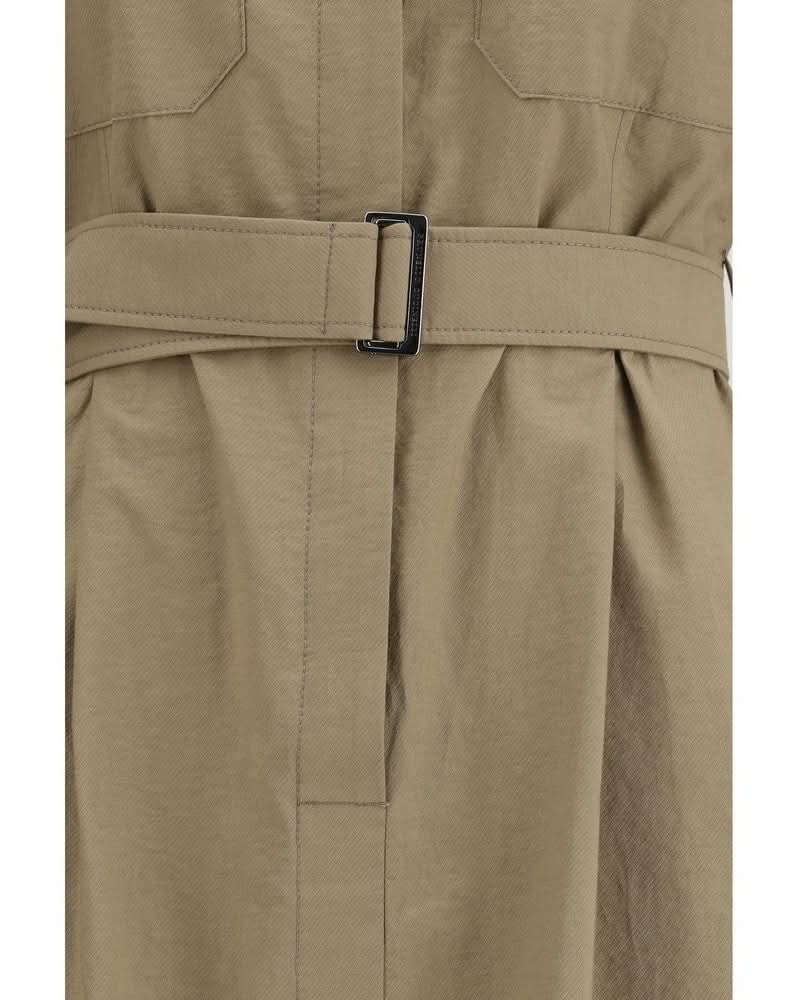 Brunello Cucinelli Beige Cotton Dress