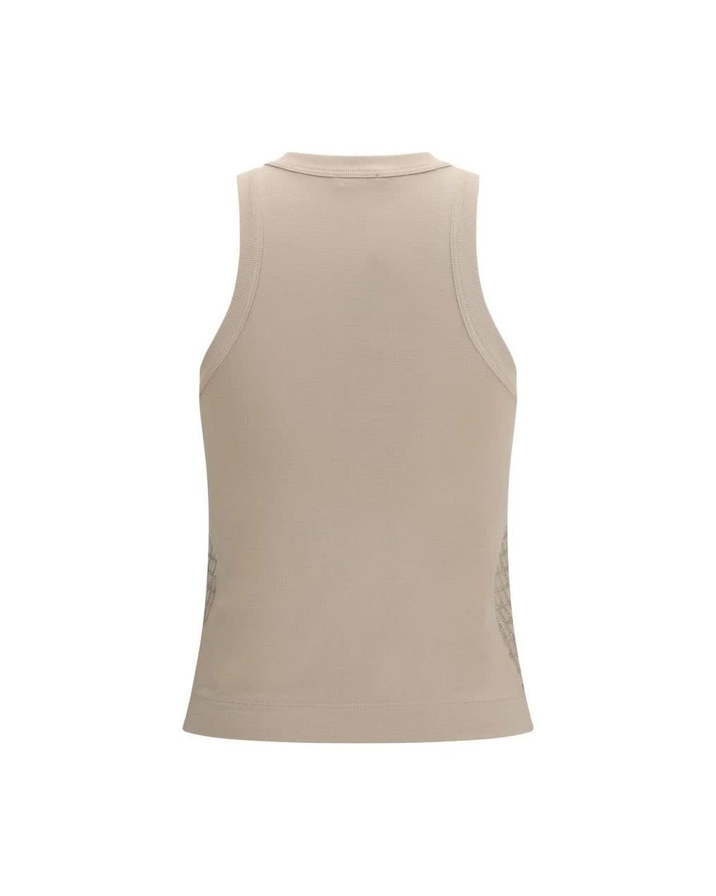 Brunello Cucinelli Beige Cotton T-shirt Glam Steals