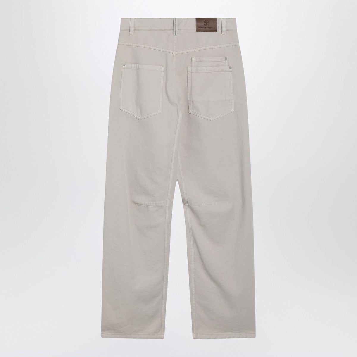 Brunello Cucinelli Beige Cotton Trouser Glam Steals