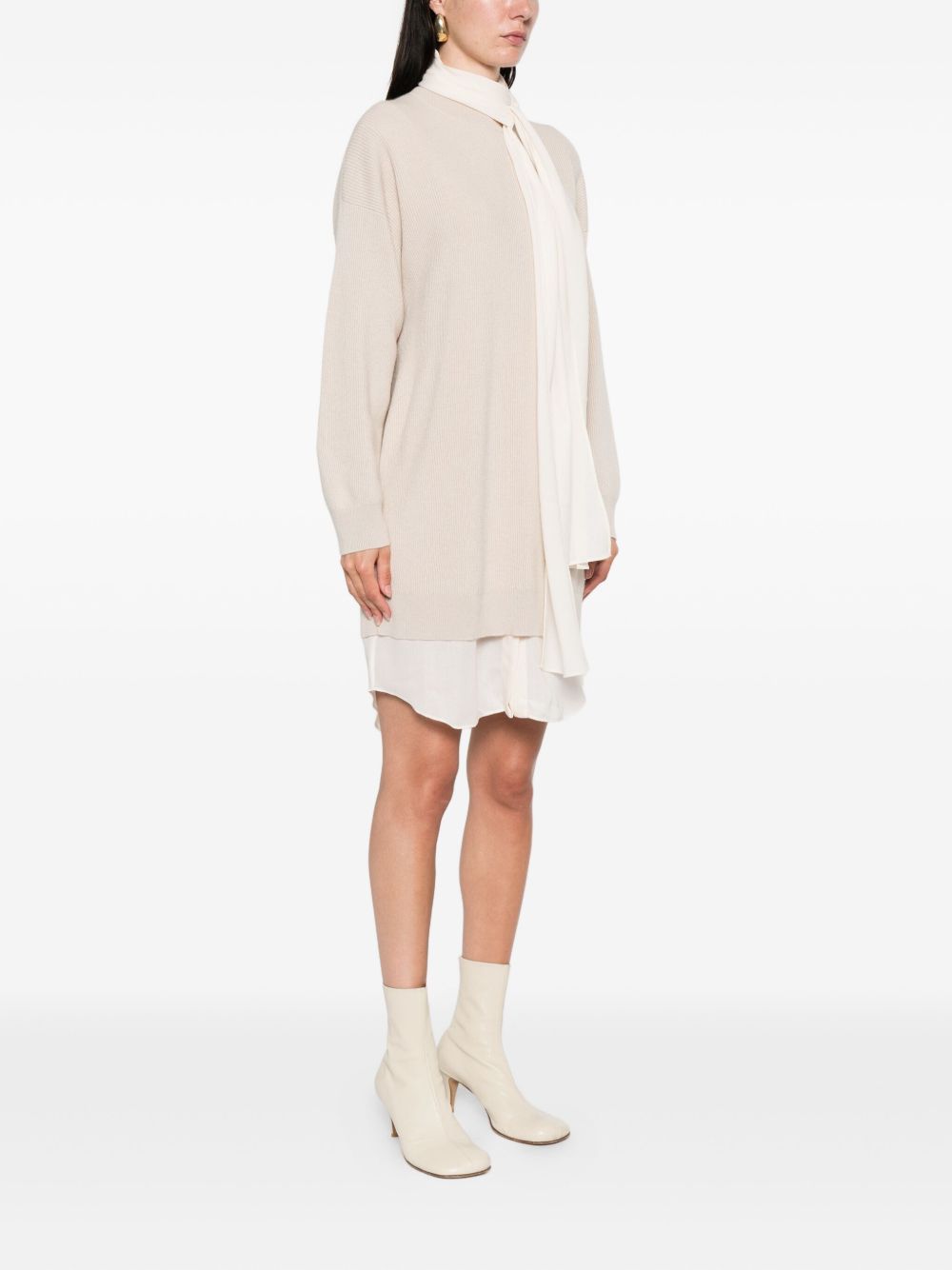 Brunello Cucinelli Beige Dress Glam Steals