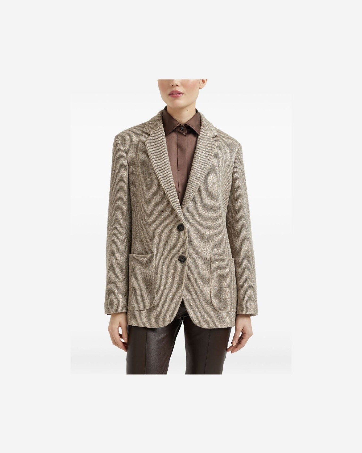 Brunello Cucinelli Beige Jacket Glam Steals