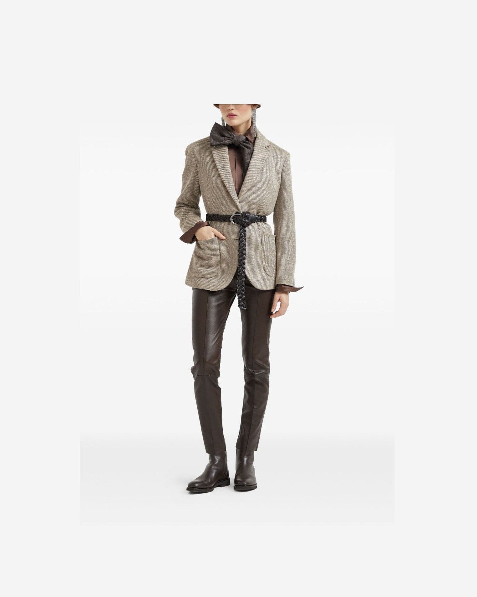 Brunello Cucinelli Beige Jacket Glam Steals