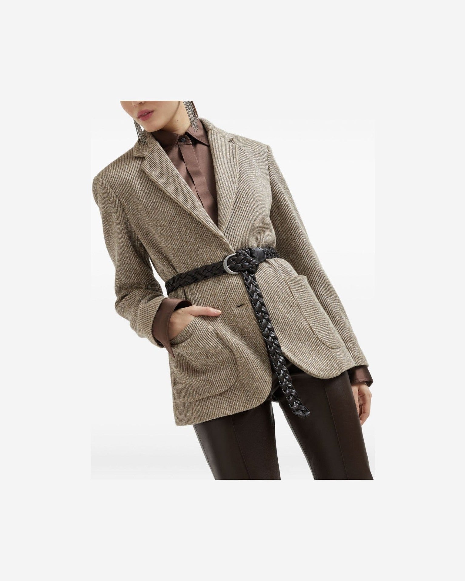 Brunello Cucinelli Beige Jacket Glam Steals