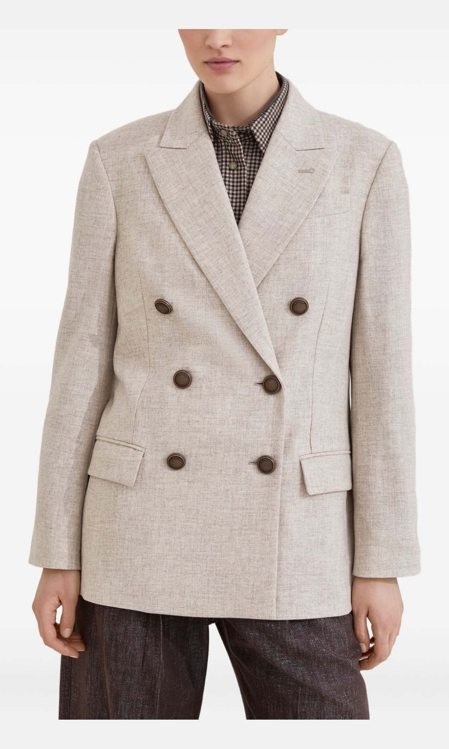 Brunello Cucinelli Beige Jacket Glam Steals