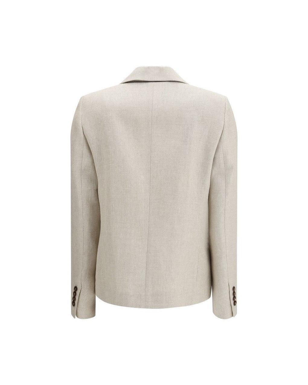 Brunello Cucinelli Beige Linen Blazer Glam Steals