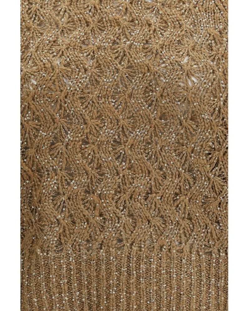 Brunello Cucinelli Beige Silk Sweatshirt
