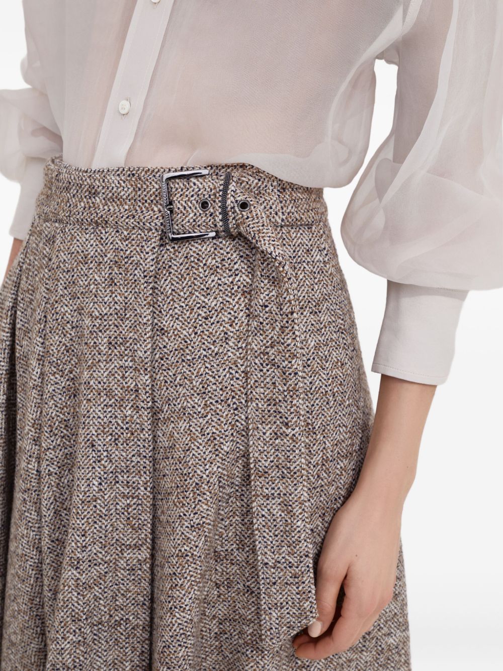 Brunello Cucinelli Beige Skirt Glam Steals